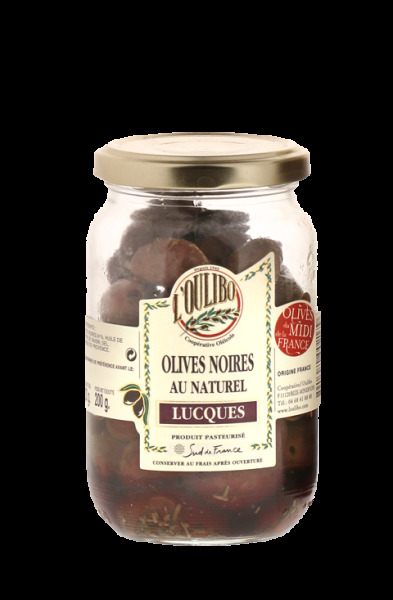 Olives - Olives Noires Au Naturel - Lucques